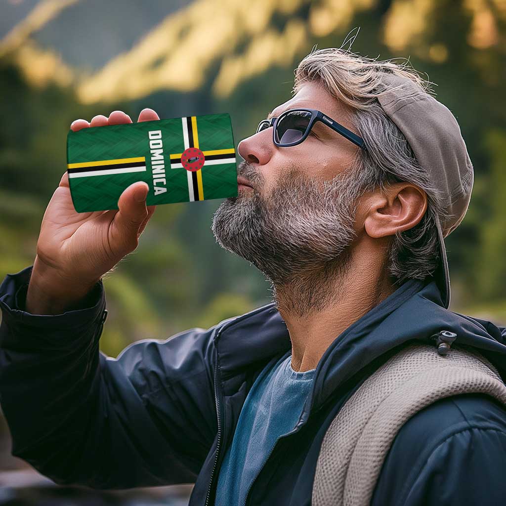 Custom Football Dominica 4 in 1 Can Cooler Tumbler Los Pericos Go Champions - Wonder Print Shop