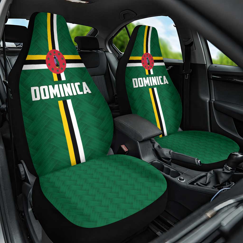 Football Dominica Car Seat Cover Los Pericos Go Champions - Wonder Print Shop