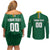Custom Football Dominica Couples Matching Off Shoulder Short Dress and Long Sleeve Button Shirt Los Pericos Go Champions - Wonder Print Shop