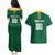 Custom Football Dominica Couples Matching Puletasi and Hawaiian Shirt Los Pericos Go Champions - Wonder Print Shop
