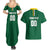 Custom Football Dominica Couples Matching Summer Maxi Dress and Hawaiian Shirt Los Pericos Go Champions - Wonder Print Shop