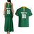 Custom Football Dominica Couples Matching Tank Maxi Dress and Hawaiian Shirt Los Pericos Go Champions - Wonder Print Shop