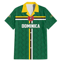 Custom Football Dominica Family Matching Mermaid Dress and Hawaiian Shirt Los Pericos Go Champions - Wonder Print Shop
