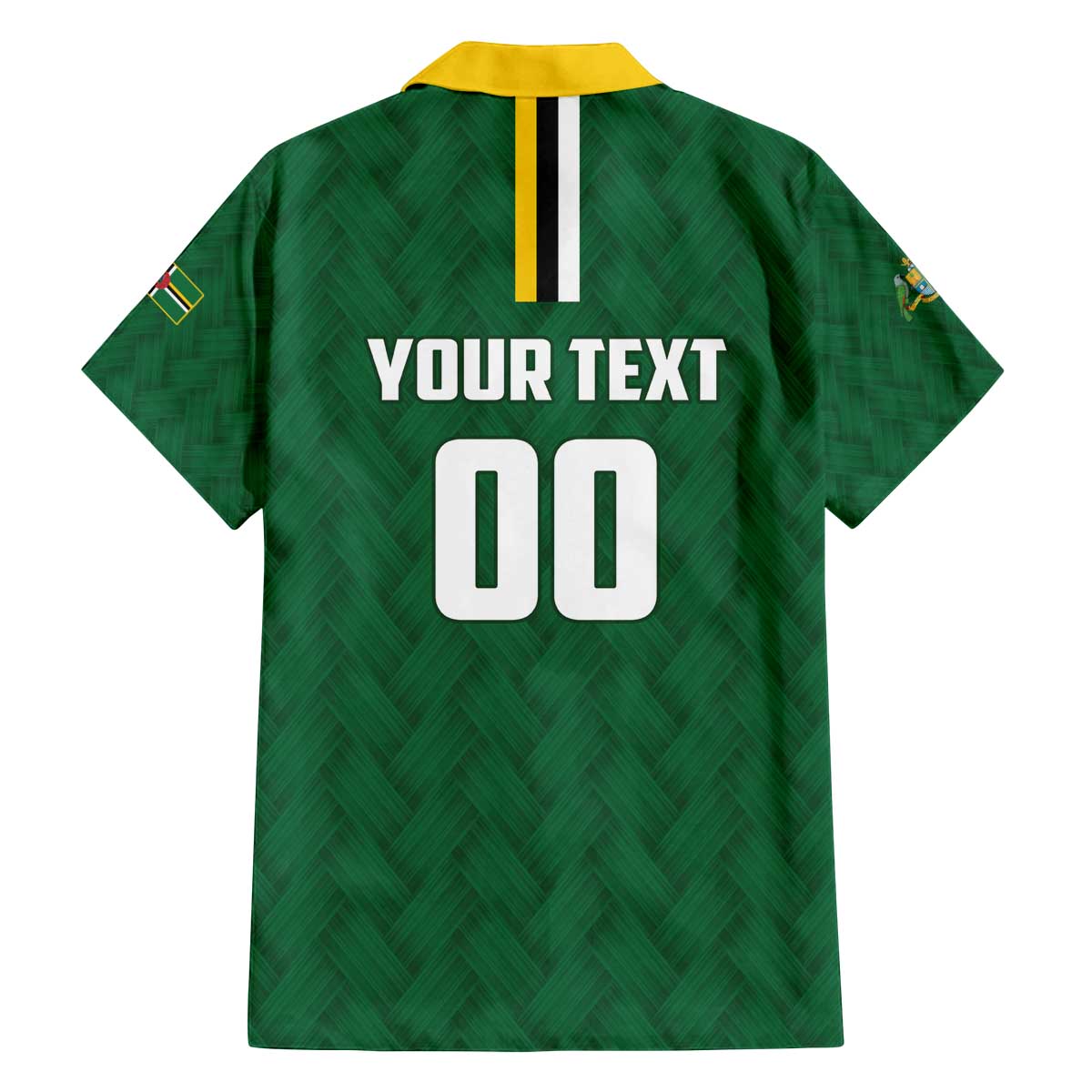 Custom Football Dominica Family Matching Off The Shoulder Long Sleeve Dress and Hawaiian Shirt Los Pericos Go Champions - Wonder Print Shop