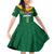 Custom Football Dominica Family Matching Off Shoulder Short Dress and Hawaiian Shirt Los Pericos Go Champions - Wonder Print Shop