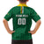 Custom Football Dominica Family Matching Short Sleeve Bodycon Dress and Hawaiian Shirt Los Pericos Go Champions - Wonder Print Shop