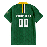 Custom Football Dominica Family Matching Short Sleeve Bodycon Dress and Hawaiian Shirt Los Pericos Go Champions - Wonder Print Shop