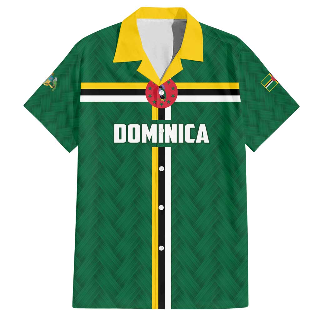 Custom Football Dominica Family Matching Summer Maxi Dress and Hawaiian Shirt Los Pericos Go Champions - Wonder Print Shop
