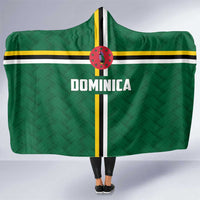 Football Dominica Hooded Blanket Los Pericos Go Champions - Wonder Print Shop