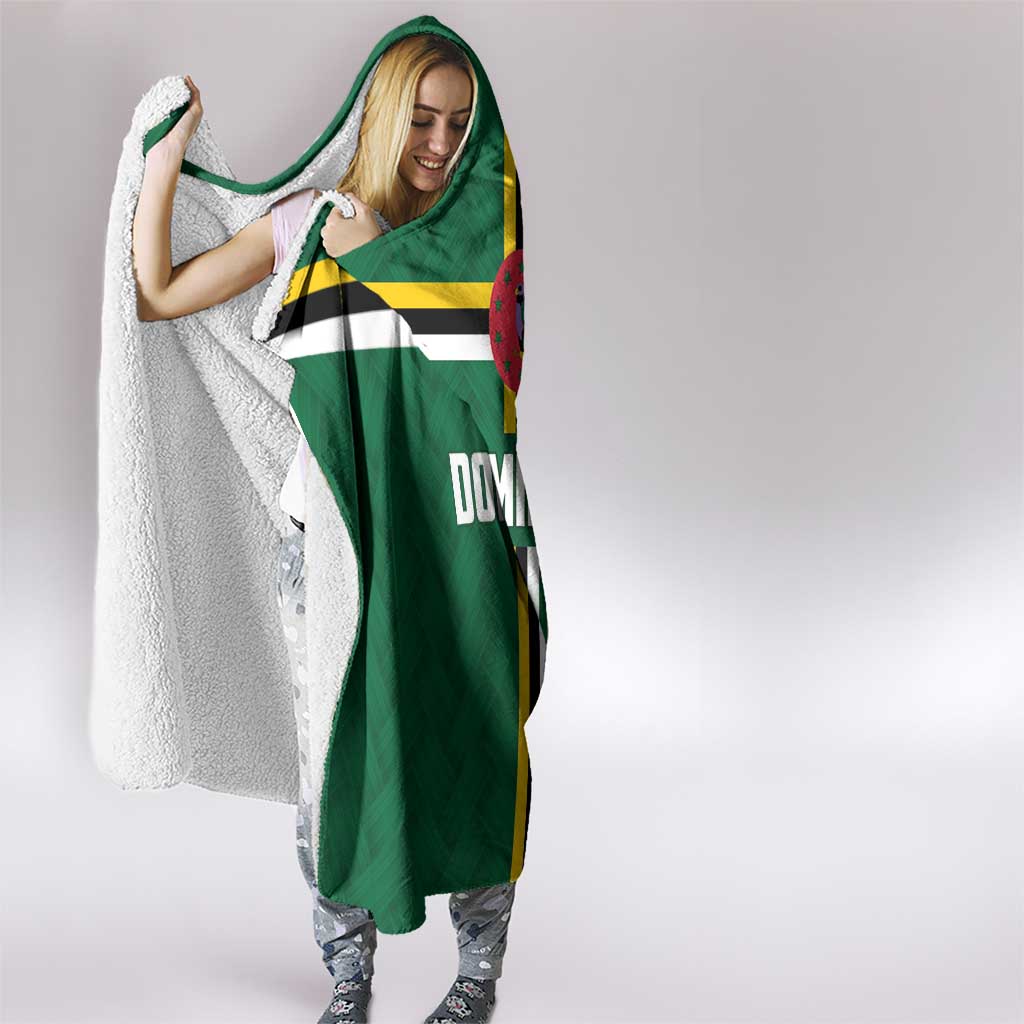 Football Dominica Hooded Blanket Los Pericos Go Champions - Wonder Print Shop