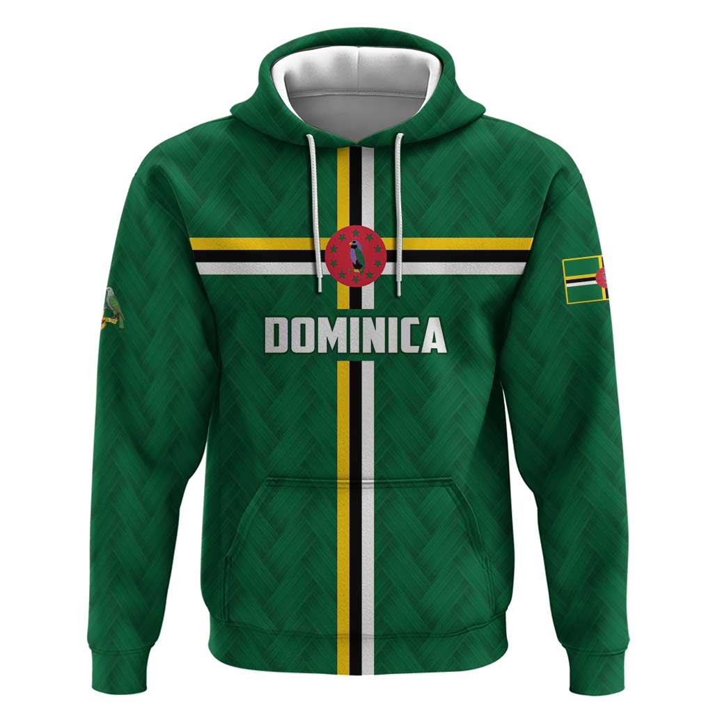 Custom Football Dominica Hoodie Los Pericos Go Champions - Wonder Print Shop
