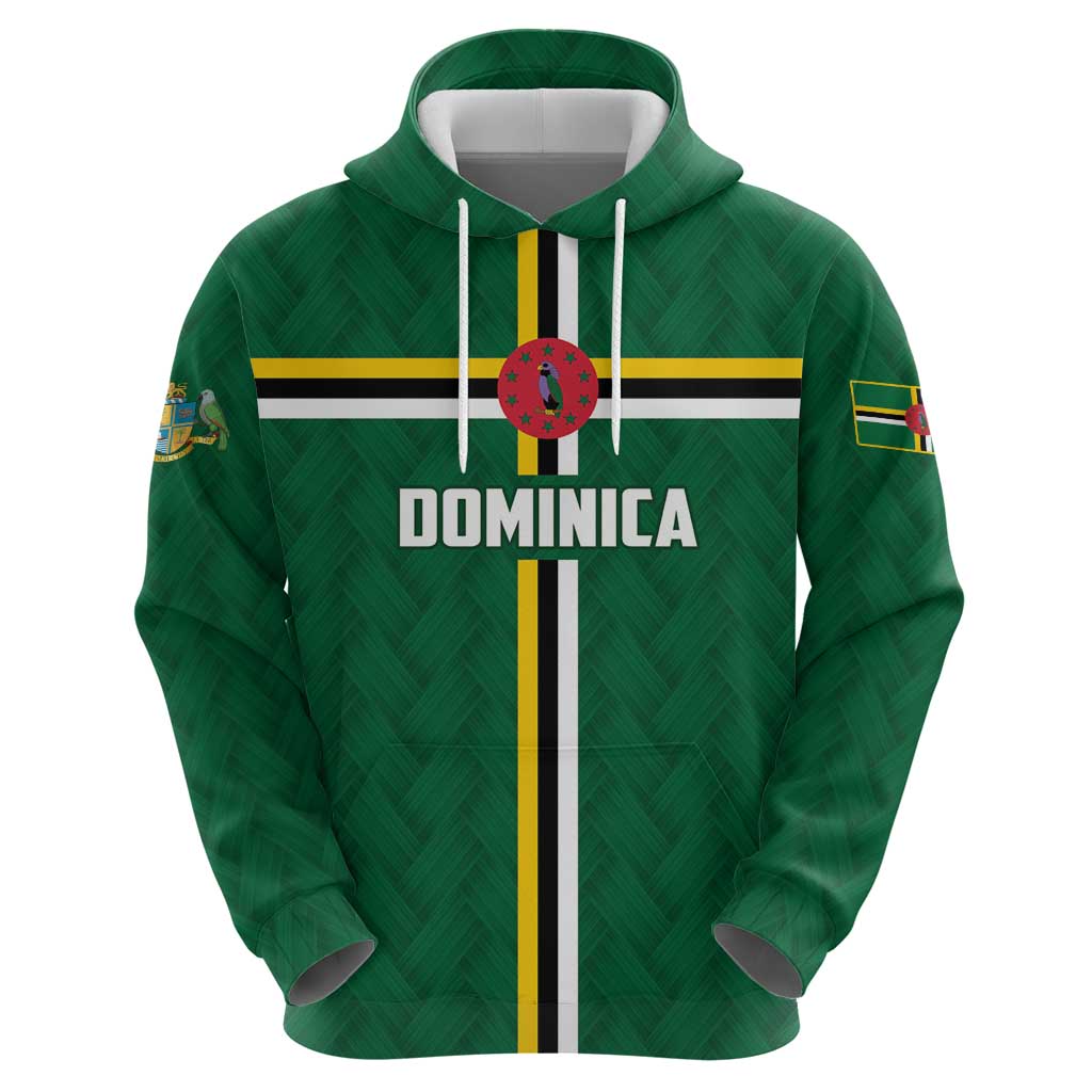 Custom Football Dominica Hoodie Los Pericos Go Champions - Wonder Print Shop