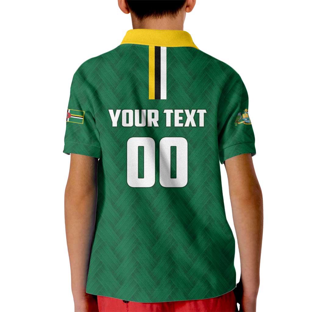 Custom Football Dominica Kid Polo Shirt Los Pericos Go Champions - Wonder Print Shop