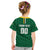 Custom Football Dominica Kid T Shirt Los Pericos Go Champions - Wonder Print Shop