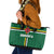 Football Dominica Leather Tote Bag Los Pericos Go Champions - Wonder Print Shop