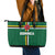 Football Dominica Leather Tote Bag Los Pericos Go Champions - Wonder Print Shop