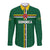 Custom Football Dominica Long Sleeve Button Shirt Los Pericos Go Champions - Wonder Print Shop