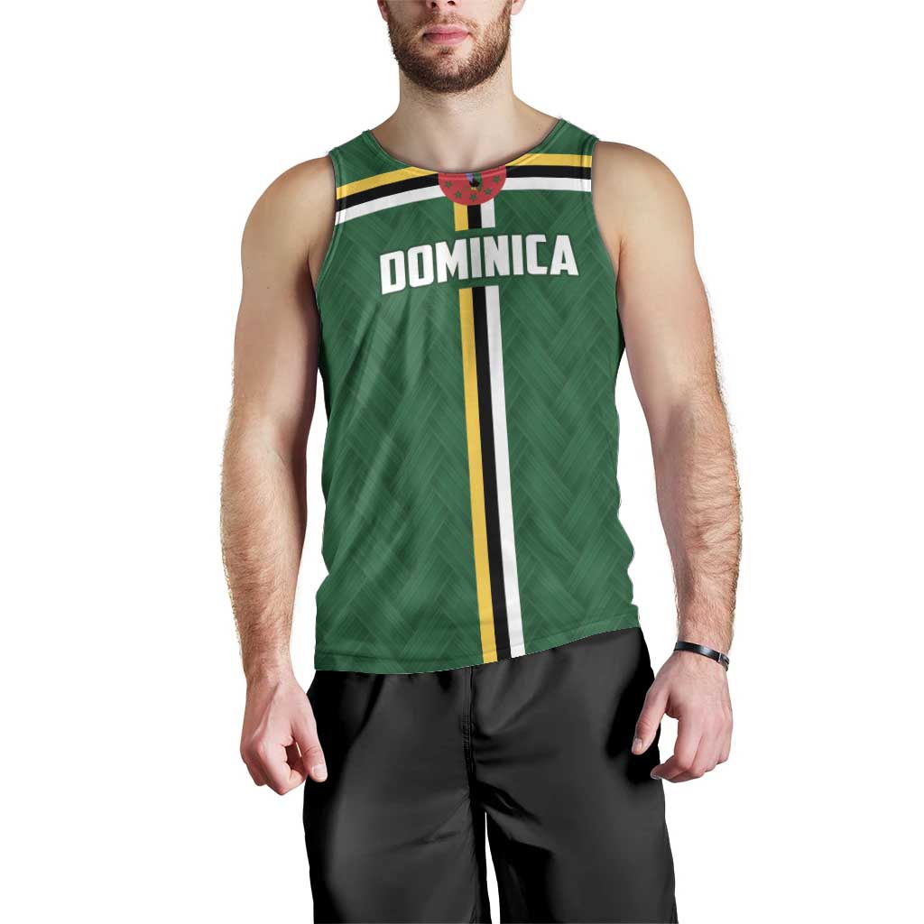 Custom Football Dominica Men Tank Top Los Pericos Go Champions - Wonder Print Shop