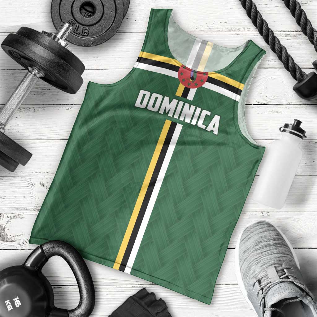 Custom Football Dominica Men Tank Top Los Pericos Go Champions - Wonder Print Shop