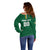 Custom Football Dominica Off Shoulder Sweater Los Pericos Go Champions - Wonder Print Shop