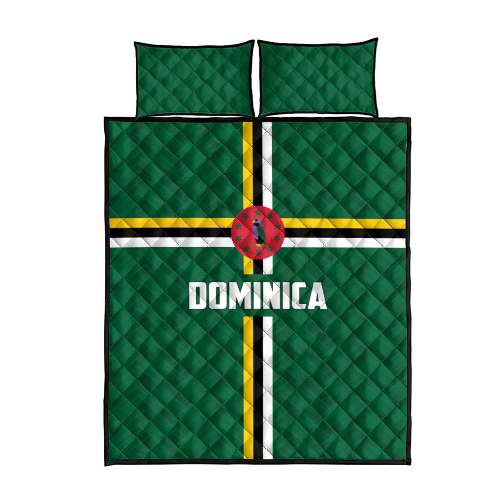 Football Dominica Quilt Bed Set Los Pericos Go Champions - Wonder Print Shop