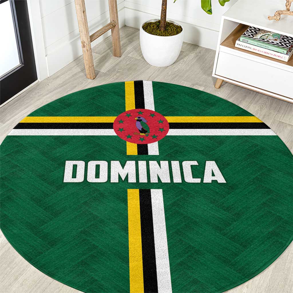 Football Dominica Round Carpet Los Pericos Go Champions - Wonder Print Shop