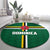 Football Dominica Round Carpet Los Pericos Go Champions - Wonder Print Shop