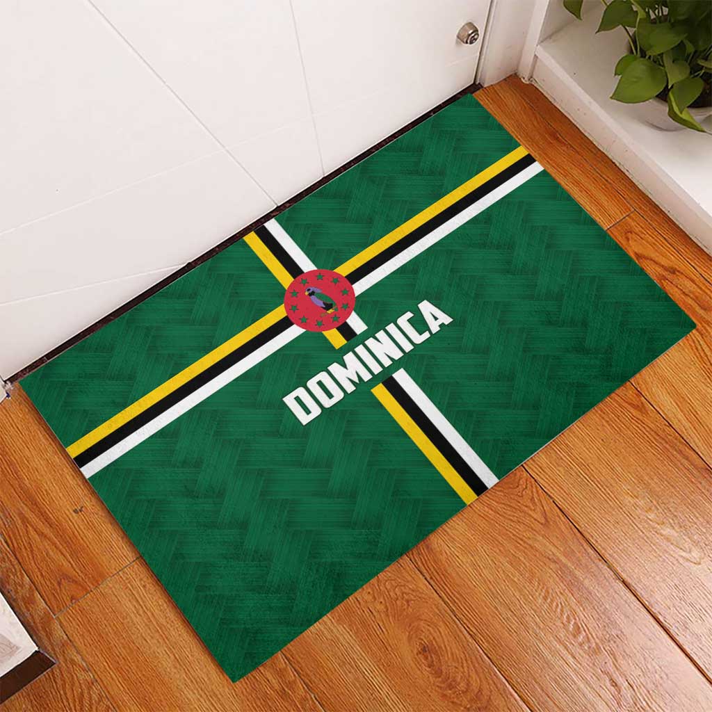 Football Dominica Rubber Doormat Los Pericos Go Champions - Wonder Print Shop