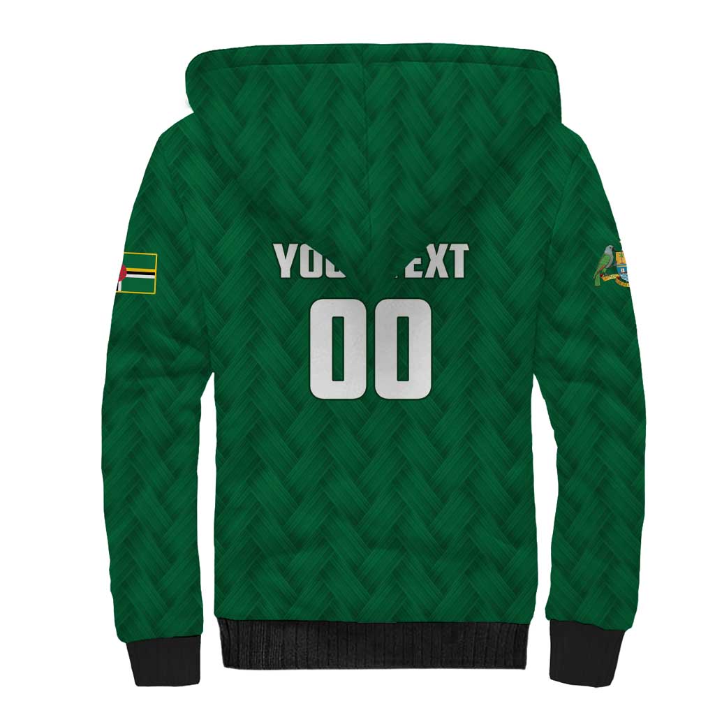 Custom Football Dominica Sherpa Hoodie Los Pericos Go Champions - Wonder Print Shop