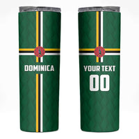Custom Football Dominica Skinny Tumbler Los Pericos Go Champions - Wonder Print Shop