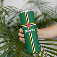 Custom Football Dominica Skinny Tumbler Los Pericos Go Champions - Wonder Print Shop
