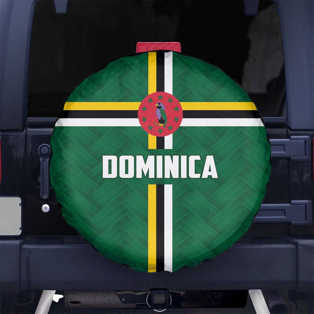 Football Dominica Spare Tire Cover Los Pericos Go Champions - Wonder Print Shop