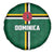Football Dominica Spare Tire Cover Los Pericos Go Champions - Wonder Print Shop