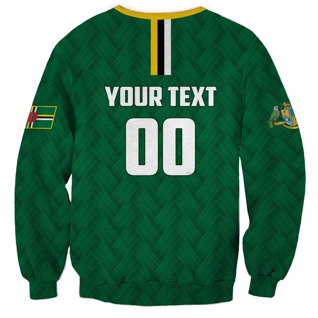 Custom Football Dominica Sweatshirt Los Pericos Go Champions - Wonder Print Shop