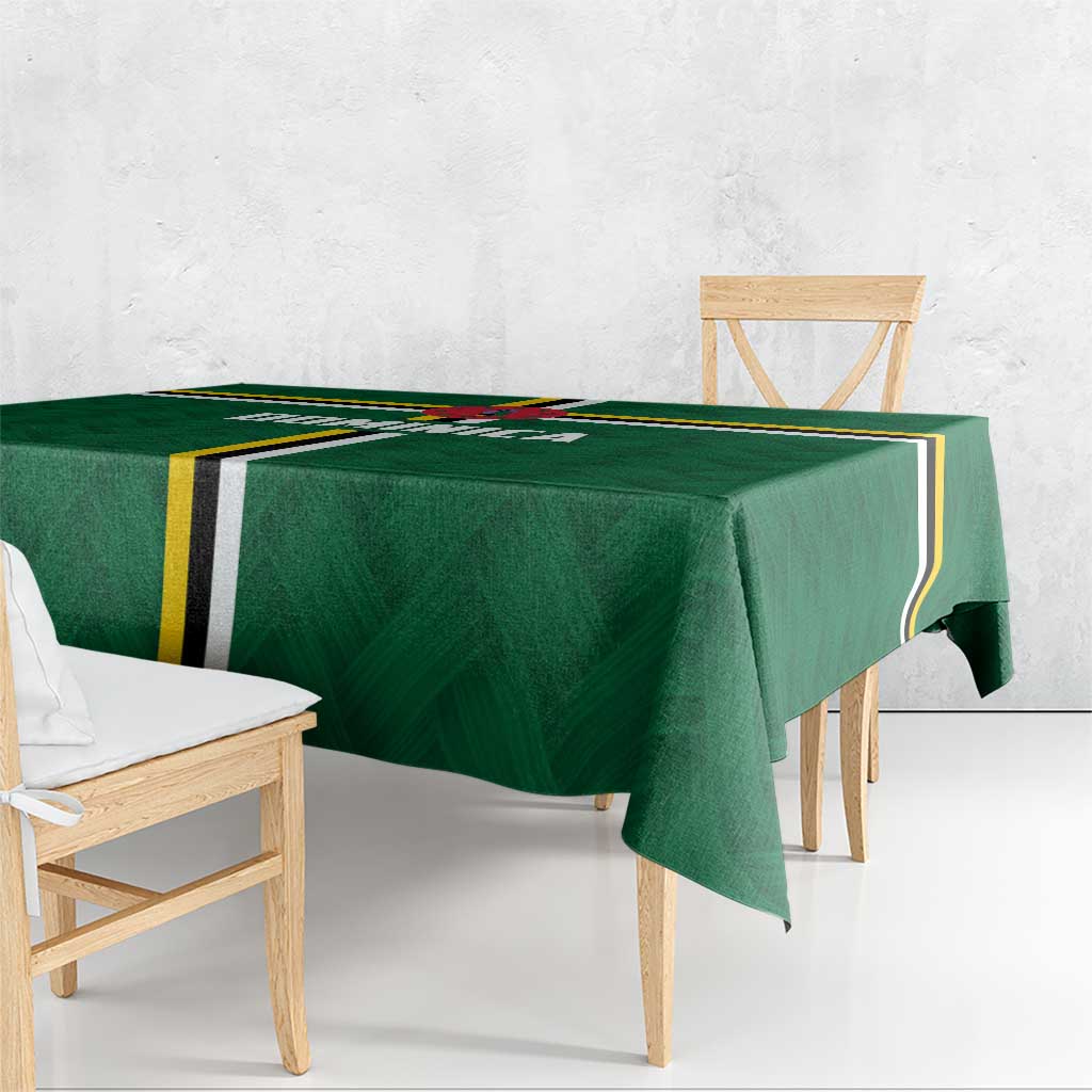 Football Dominica Tablecloth Los Pericos Go Champions - Wonder Print Shop