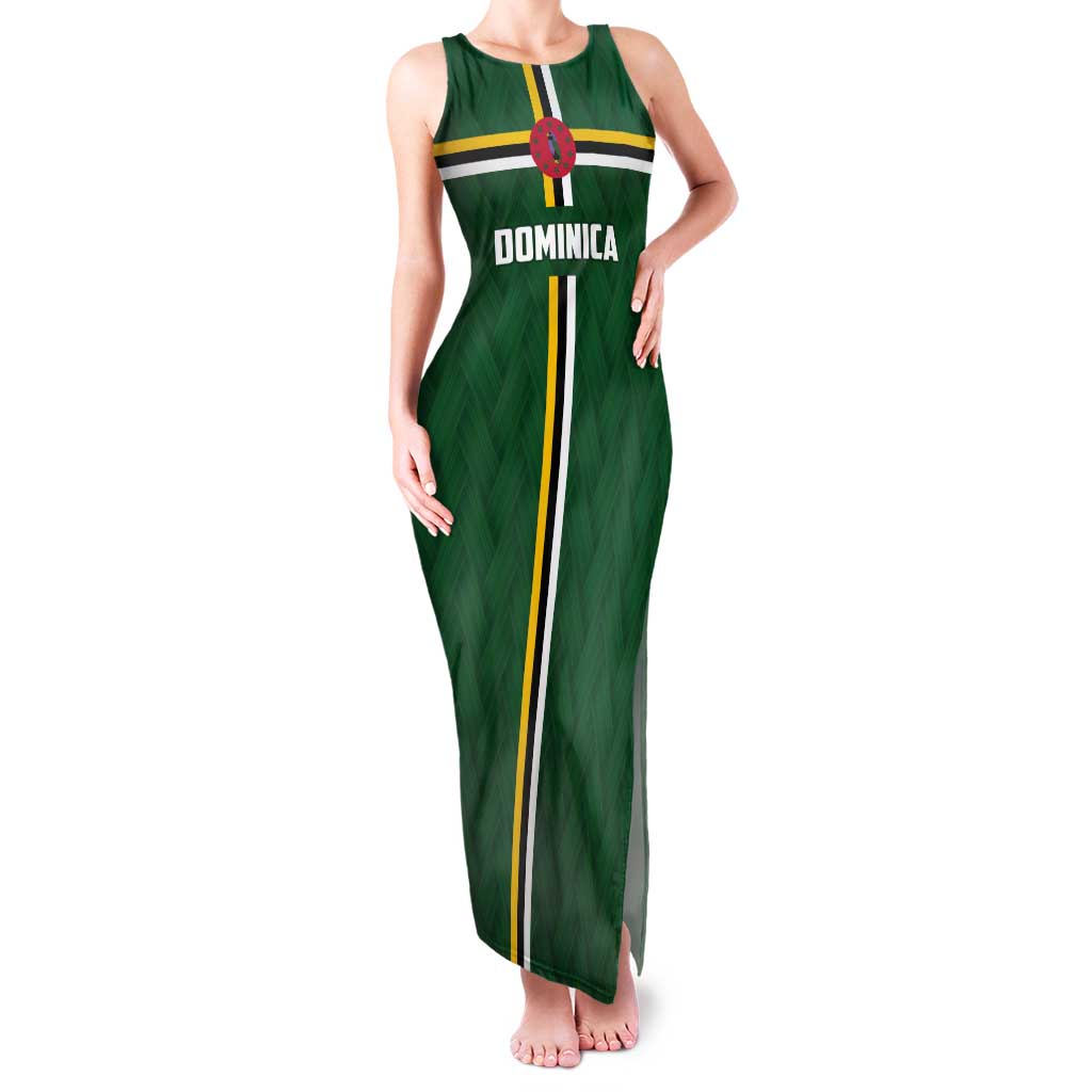 Custom Football Dominica Tank Maxi Dress Los Pericos Go Champions - Wonder Print Shop