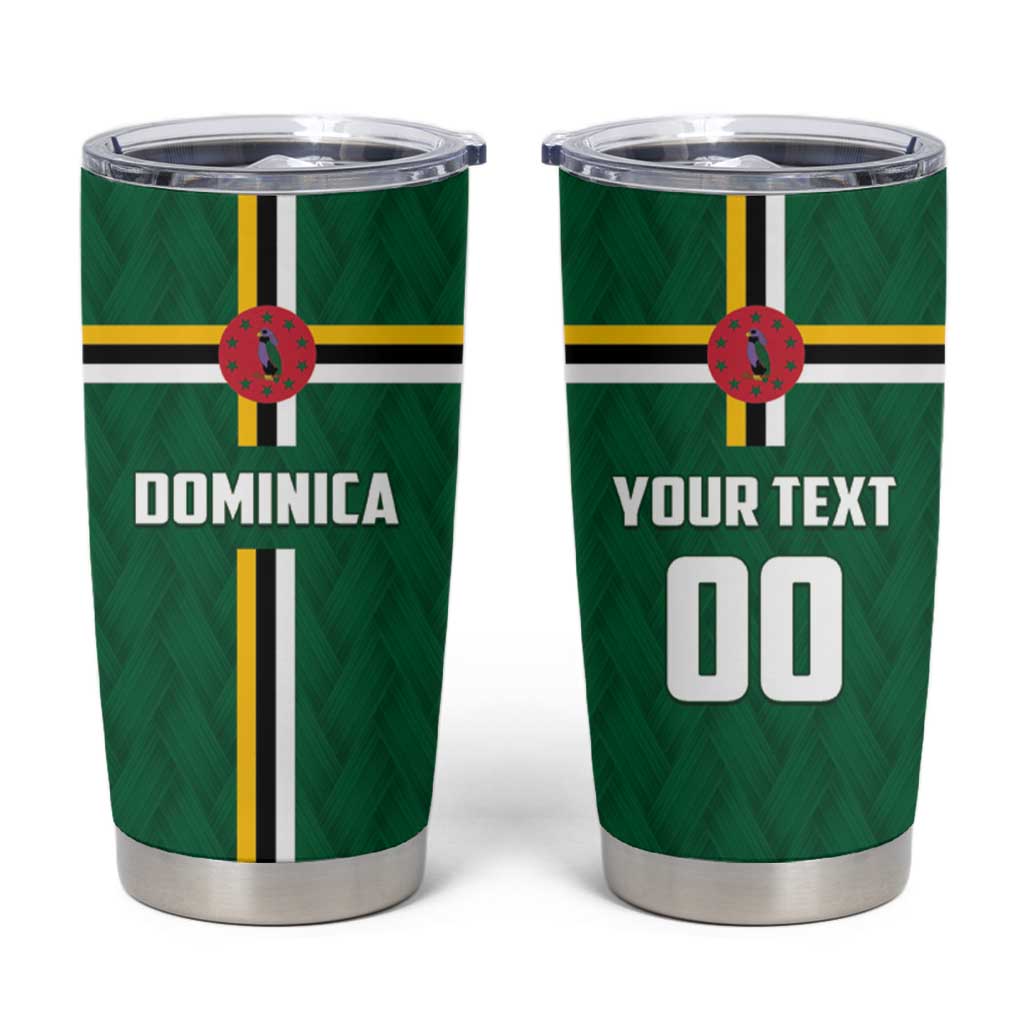 Custom Football Dominica Tumbler Cup Los Pericos Go Champions - Wonder Print Shop