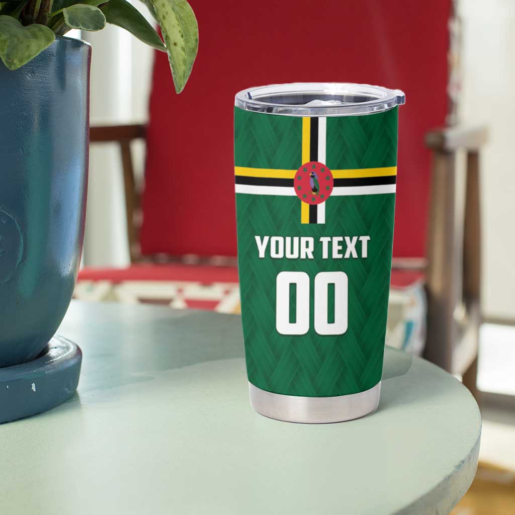 Custom Football Dominica Tumbler Cup Los Pericos Go Champions - Wonder Print Shop
