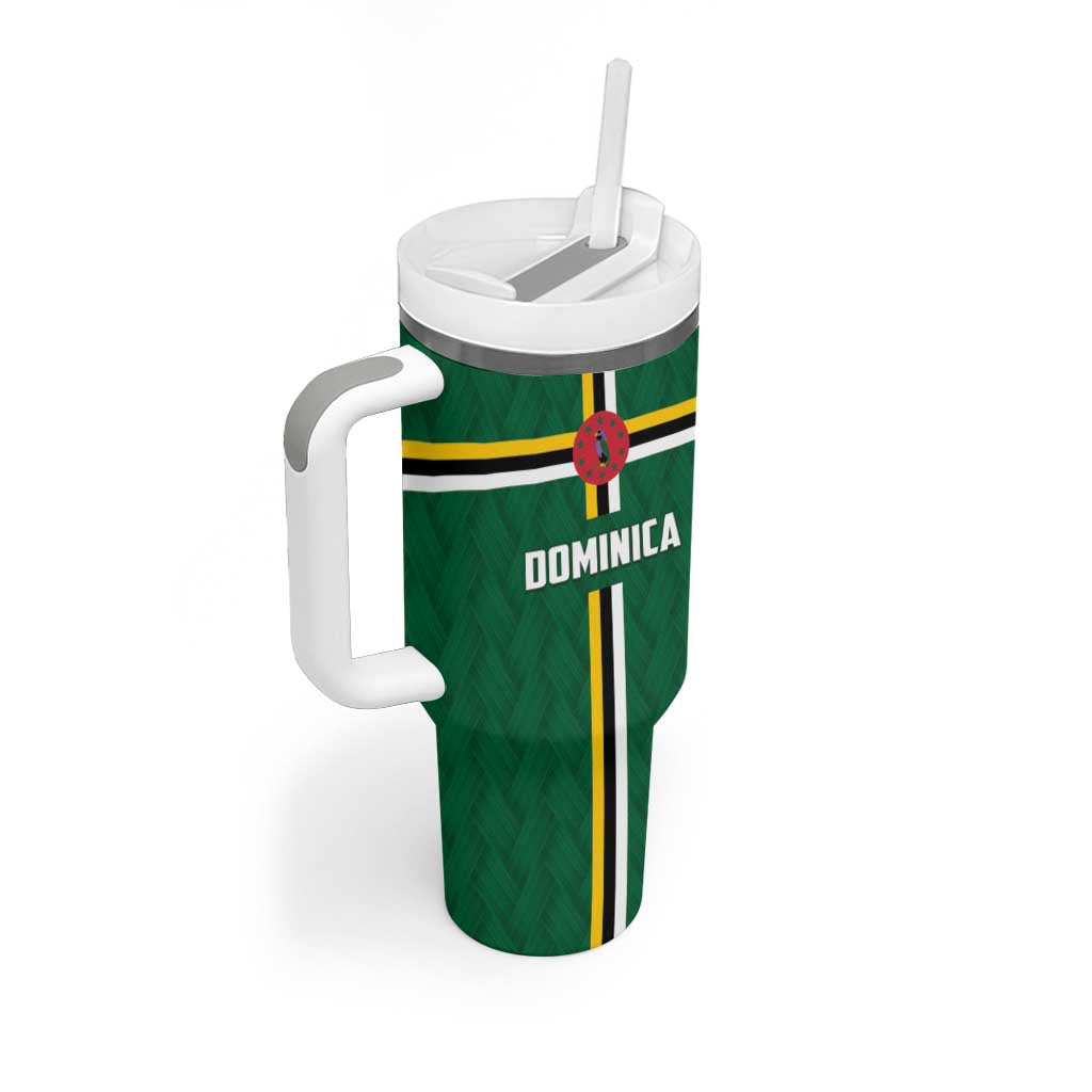 Custom Football Dominica Tumbler With Handle Los Pericos Go Champions - Wonder Print Shop