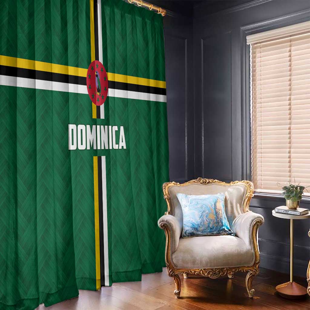 Football Dominica Window Curtain Los Pericos Go Champions - Wonder Print Shop