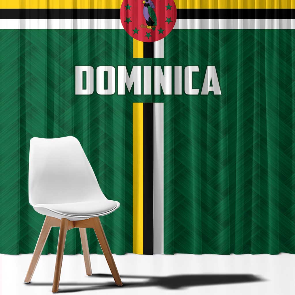 Football Dominica Window Curtain Los Pericos Go Champions - Wonder Print Shop