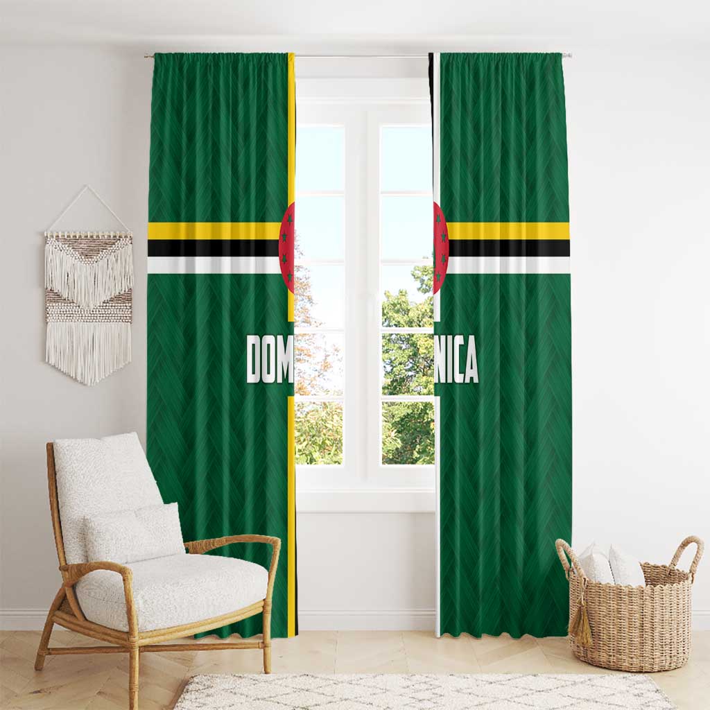 Football Dominica Window Curtain Los Pericos Go Champions - Wonder Print Shop