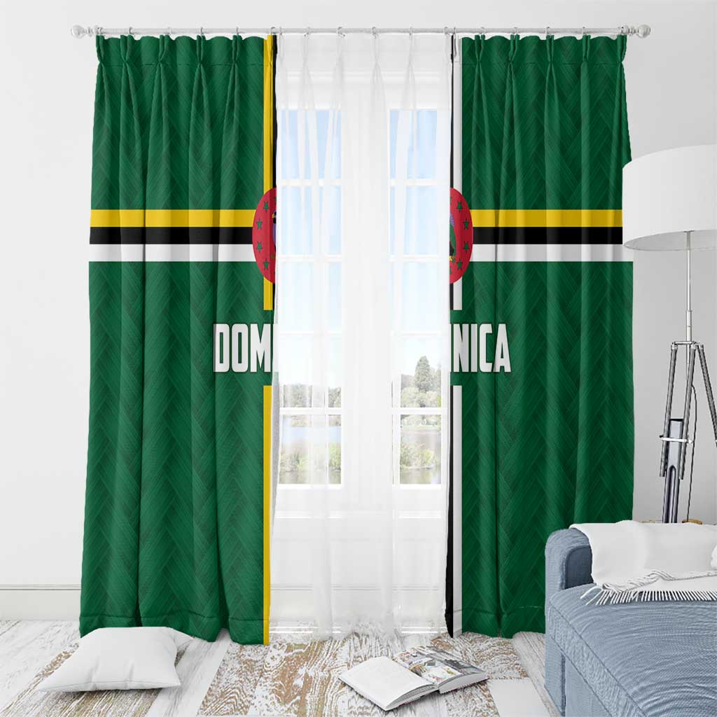Football Dominica Window Curtain Los Pericos Go Champions - Wonder Print Shop