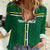 Custom Football Dominica Women Casual Shirt Los Pericos Go Champions - Wonder Print Shop