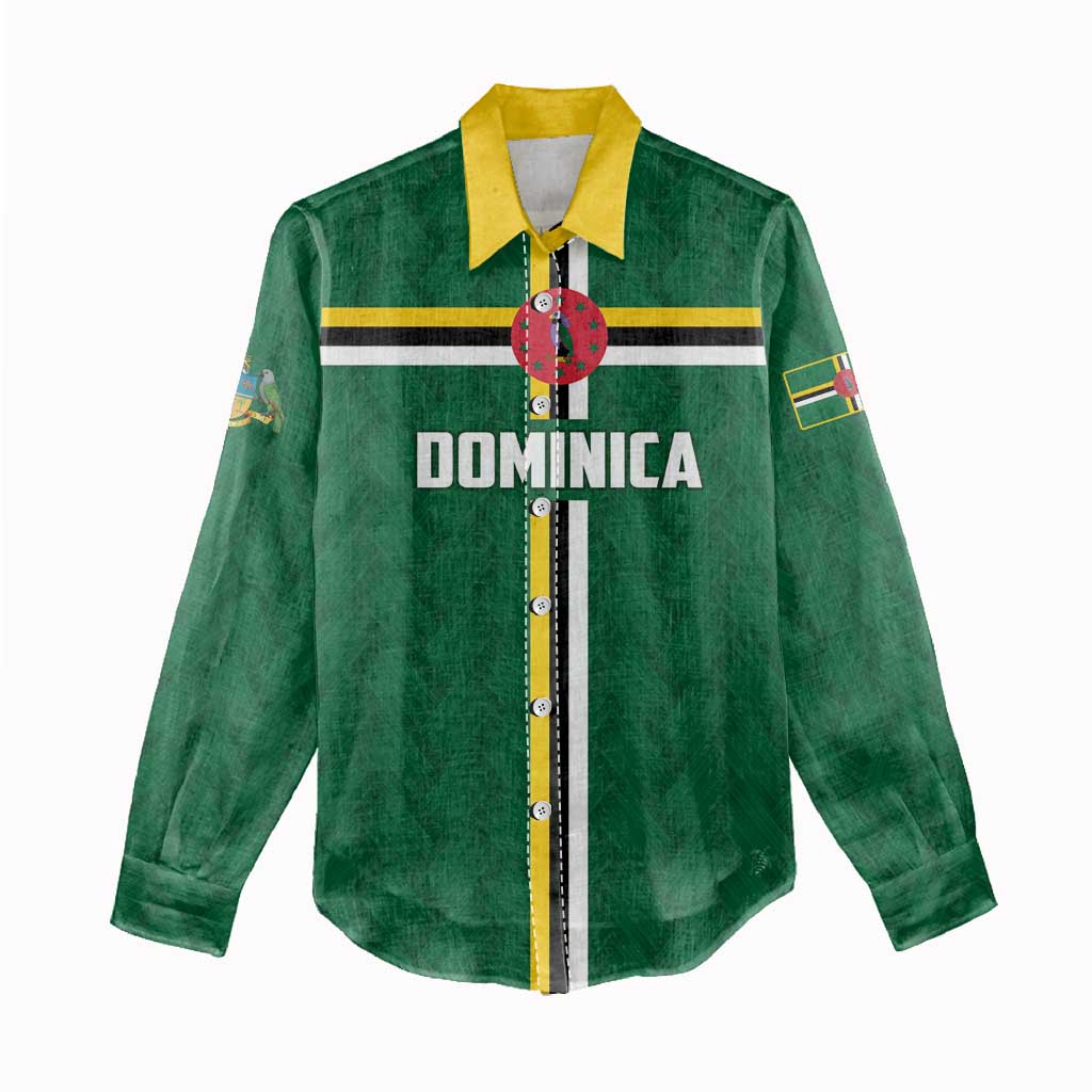 Custom Football Dominica Women Casual Shirt Los Pericos Go Champions - Wonder Print Shop