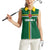 Custom Football Dominica Women Sleeveless Polo Shirt Los Pericos Go Champions - Wonder Print Shop