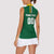 Custom Football Dominica Women Sleeveless Polo Shirt Los Pericos Go Champions - Wonder Print Shop