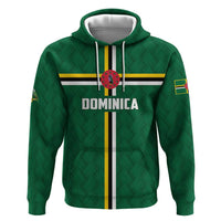Custom Football Dominica Zip Hoodie Los Pericos Go Champions - Wonder Print Shop