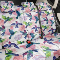 Hummingbirds Colorful Back Car Seat Cover Unique Stylized - Wonder Print Shop