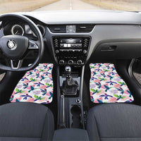 Hummingbirds Colorful Car Mats Unique Stylized - Wonder Print Shop